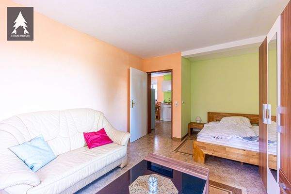 Wohnzimmer / Schlafzimmer EG