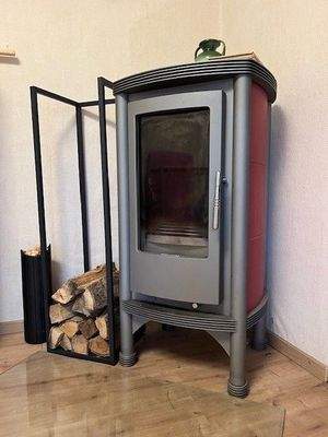 Kaminofen im Wohnzimmer