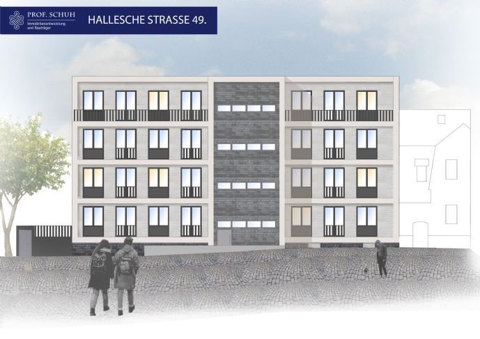 Geräumige 3-Zimmer-Dachgeschosswohnung an der Gartenstadt Nietleben - Erstbezug Dezember 2023
