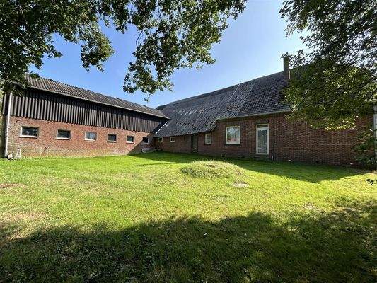 rückwärtige Ansicht Kuhstall