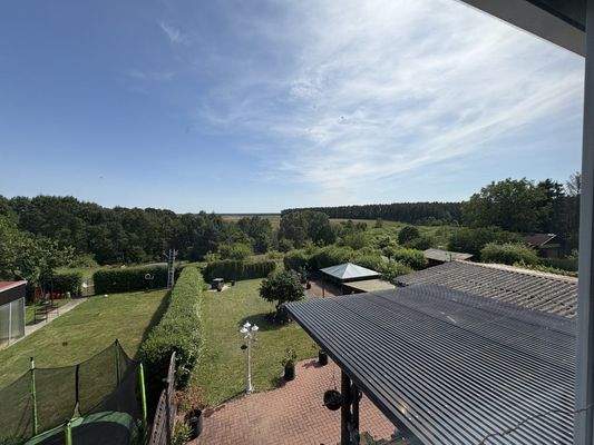 Blick aus dem Obergeschoss