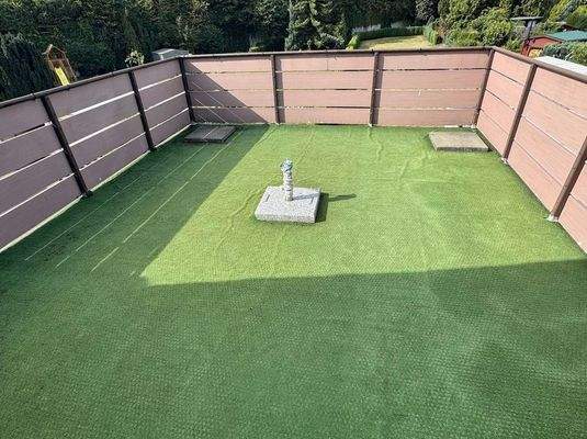 Obergeschoss Dachterrasse auf dem Anbau