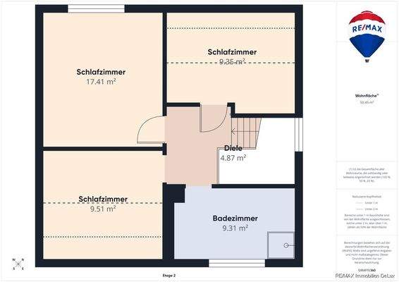 Grundriss Dachgeschoss