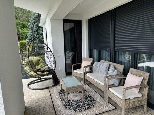 Terrasse Richtung Garten