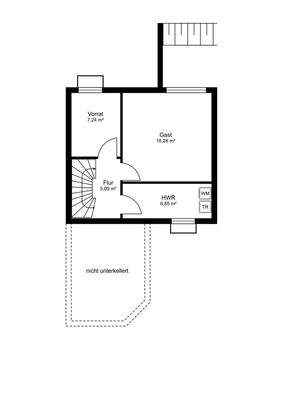 Grundriss Souterrain
