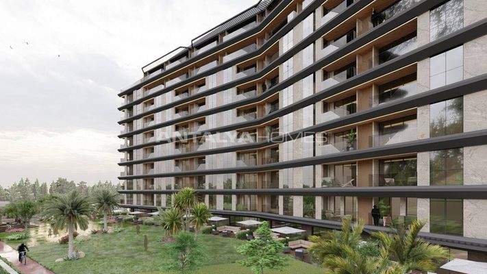 Flats in a Luxury Project 200 m from the Sea in Antalya Lara