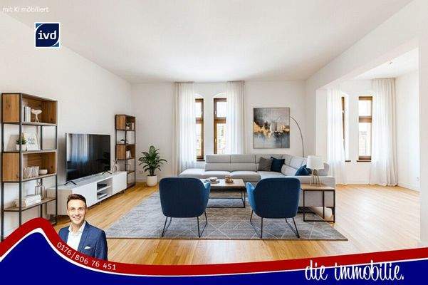 Titel mit KI möbiliert