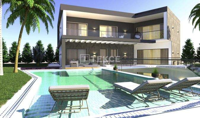 Detached Villas with Unobstructed Sea Views in Aydın Kuşadası