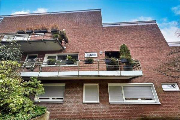 Hausansicht, Zugang zur Wohnung