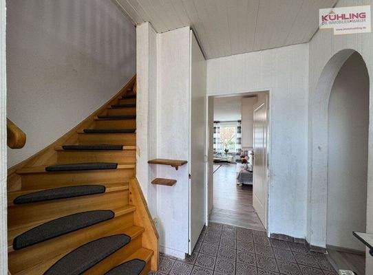 Aufgang ins Obergeschoss