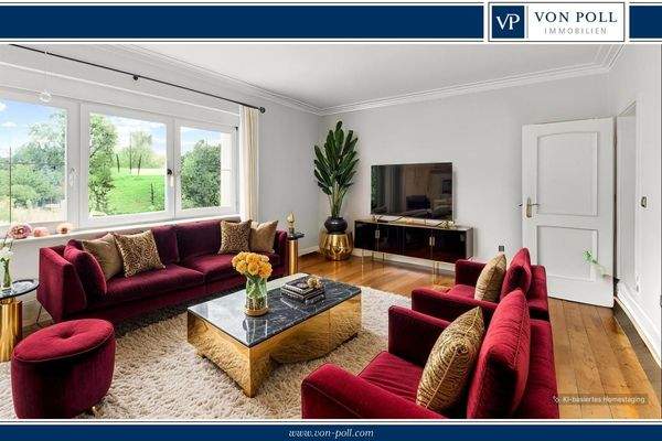 Wohnzimmer - Ausstattung KI animiert