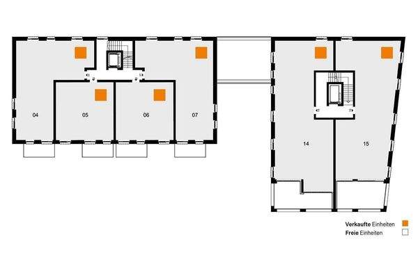 Geschossübersicht 1. OG