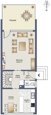 Grundriss Erdgeschoss