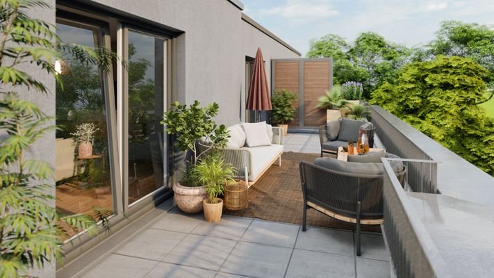 Dachterrasse (Visualisierung)