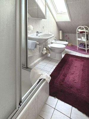 Duschbad im Dachgeschoss