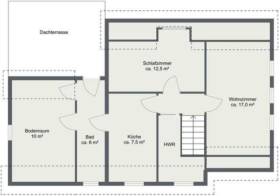 Grundriss Dachgeschoss