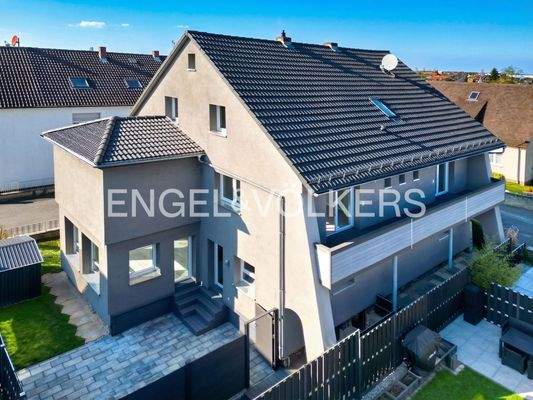 Rückseite des Hauses