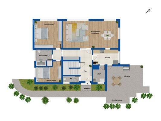 Grundriss Obergeschoss