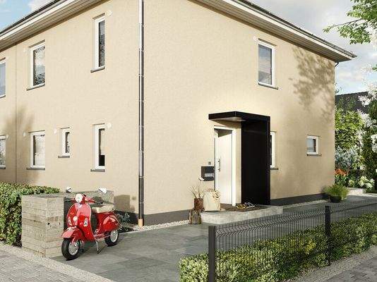 Aura-115-strasse-mit Eingangsüberdachung Haus beige.jpg