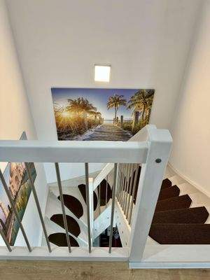 Treppenaufgang zum Dachgeschoss