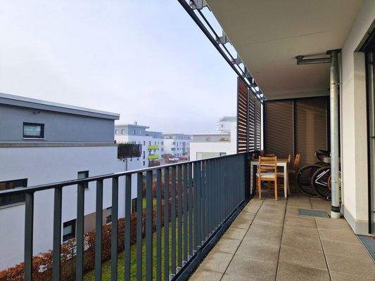 Balkon - Sicht zur Westseite