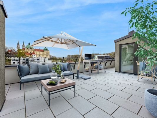 Dachterrasse Home Staging