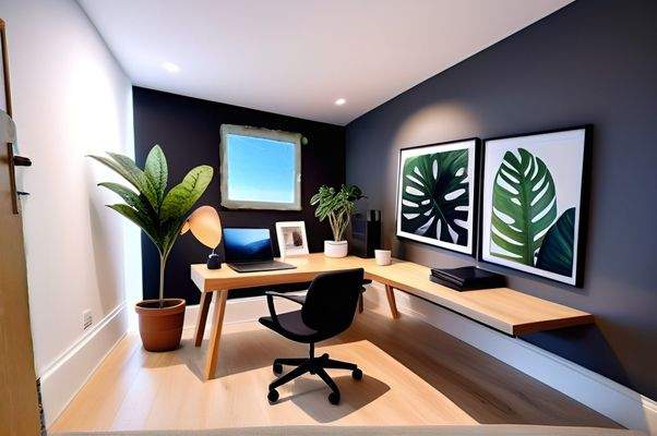 Arbeitszimmer - so könnte es nach Modernisierung aussehen