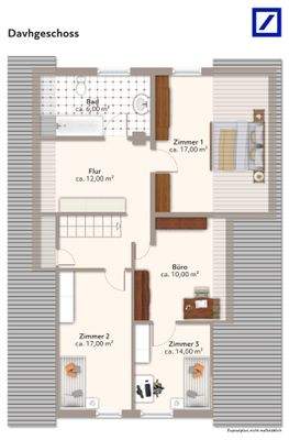 Grundriss Dachgeschoss