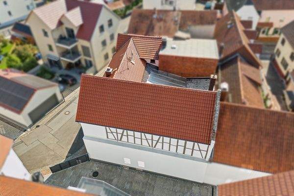 Drohnenansicht Scheune