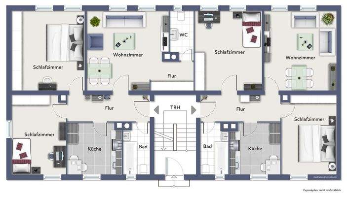 EG beispielmöbliert