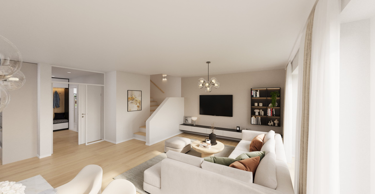 DREIZLER-Immobilien-Muenster-DHH-Diele-Wohnzimmer