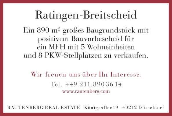 Baugrundstück in Ratingen