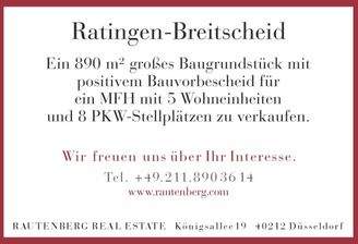 Baugrundstück in Ratingen