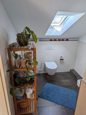 Duschbad im Dachgeschoss