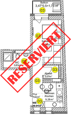 Reserviert Whg.3