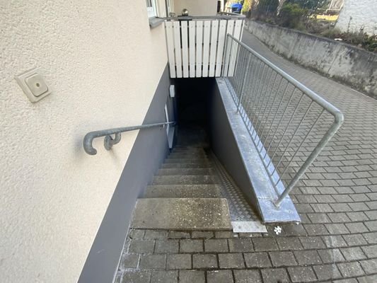 Kellerzugang/Fahrradrampe