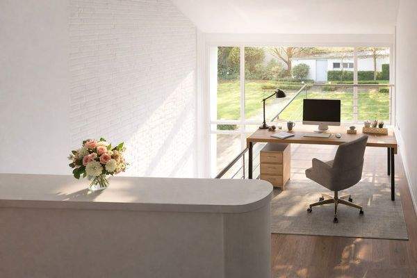 Homeoffice auf der Galerie