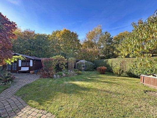 Garten und Gartenhaus