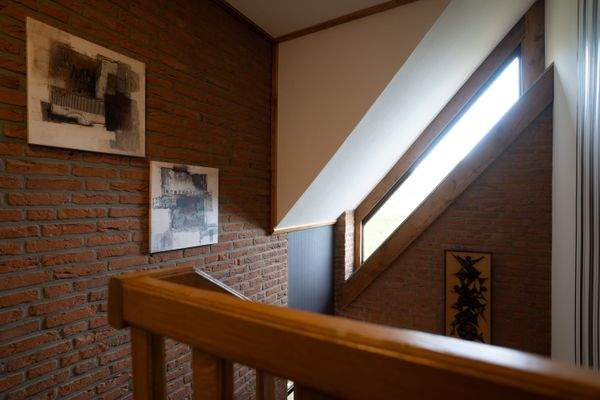Lichteinfall am Treppenaufgang