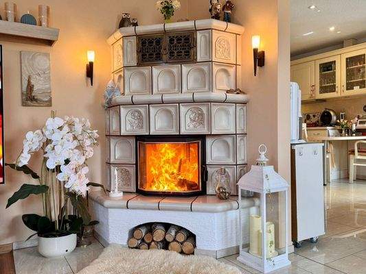 mit tollem Kaminofen