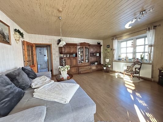 Wohnzimmer mit Eingangsbereich