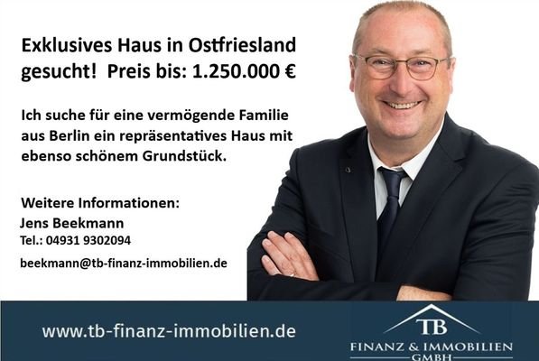 Suchanzeige Exklusives Haus 1250000