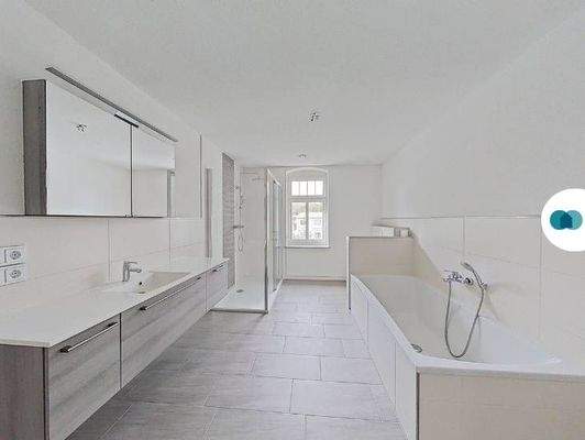 Ansicht I: Badezimmer