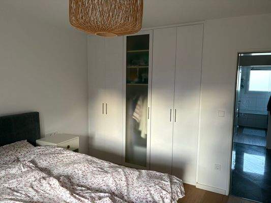 Einbauschrank im Schlafzimmer