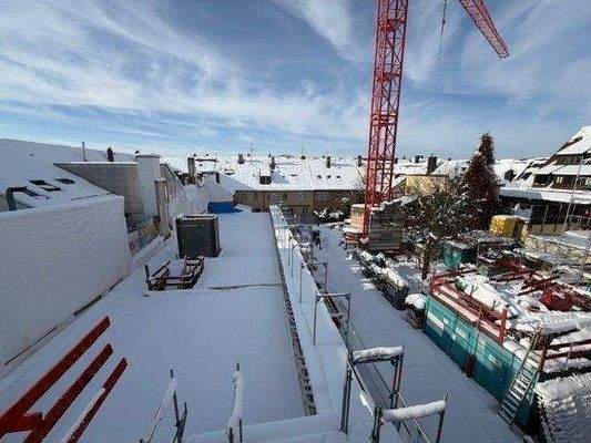 Schneeimpressionen vom Rohbau_Januar 2026