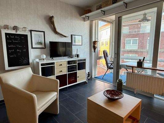 Wohnzimmer und Loggia