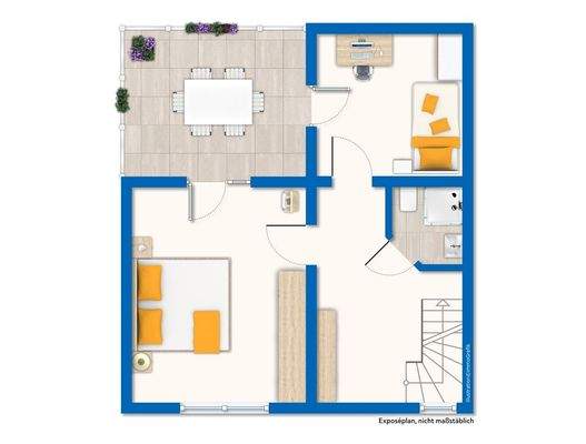Grundriss / Skizze Obergeschoss