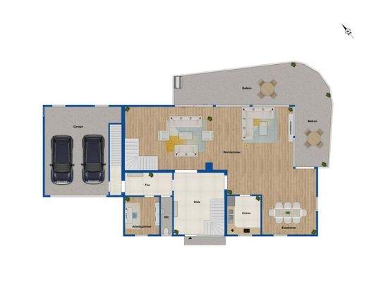 Grundriss Erdgeschoss