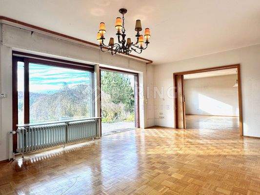 Mit Ausgang auf die Gartenterrasse