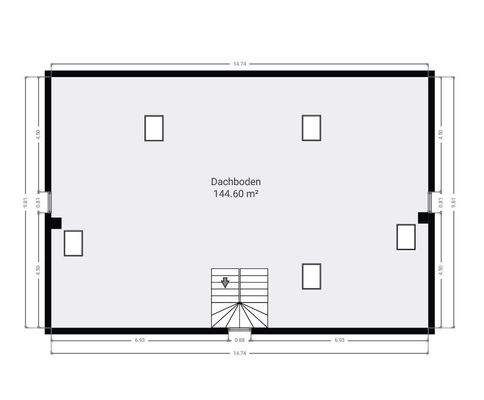 Dachboden-Ausbaureserve